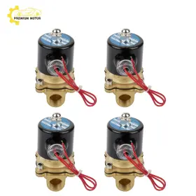 Pr829114e01 Premium Motoring 1/2 Inch Npt Air Ride Suspension Valve Electric Solenoid Brass For Train Horn Fast 4