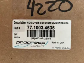 77.1003.4535 Progress Cs2 Coilovers For Eg Ek Dc2/4 Spring Rate 450f/350r #2