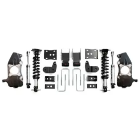 Lk12-ff04 Qa1 Fits 21-25 Ford F150 Dual Adjustable Lowering Kit With Spindles