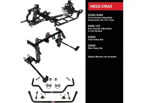 Hk22-cra3 Qa1 Precision Products Inc For 73-76 Mopar A-body Level 2 Handling Kit 0-2 Inch Drop Hk22-cra3 Qa1 Precision Products Inc For 73-76 Mopar A-body Level 2 Handling Kit 0-2 Inch Drop