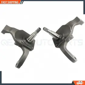 405120 Qearl Auto Parts 2.5 Inch Drop Spindle For Vw Bug 1966-1977 Ball Joint With Drum Brake 1 Pair New