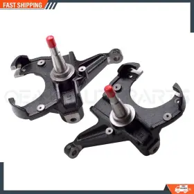 Li01-055 Qearl Auto Parts New 3ftft For 1973-1987 Chevrolet C-10 R10 Drop Lowering Spindles 1.25 Inch Rotor 2wd #3