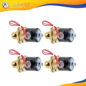 Re829117f01 Refast-autoparts 3/8 Inch Npt Set 4 Air Ride Suspension Valve Brass Electric Solenoid For Train Horn #2