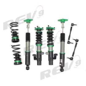R9-hs2-034 Rev9 2 Hyper Street Ii Coilover Shocks Strut Lowering Kit For 05-12 Volvo S40 Fwd