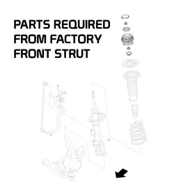 R9-hs2-104 Rev9 1 Hyper Street Ii Adjustable Coilover Kit For 2006-2011 Toyota Yaris Xp90 #3