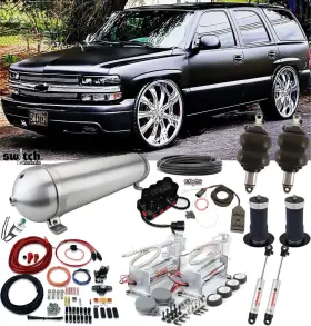 Art11410298 Ridetech Air Suspension Kit Front And Rear With Management 2000-2006 Chevrolet Tahoe