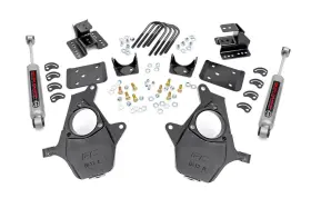 71630 Rough Country 2 Inch Front 4 Rear Lowering Kit For 14-18 Chevy/gmc 1500 2wd -