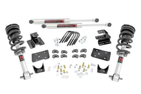 71640 Rough Country 2 Inch Front 4 Rear Lowering Kit For 14-18 Chevy/gmc 1500 2wd -