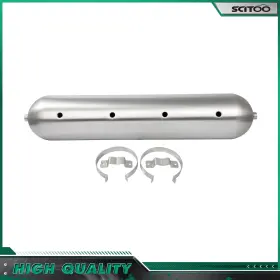 Cn177672c01 Scitoo-autoparts 33 Inch Seamless Air Ride Suspension System 9 Port 5 Gallon Raw Aluminum Tank