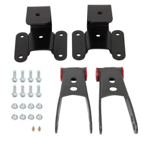 Cn18089801c Scitoo-autoparts 2 Inch -4 Drop Shackles Hangers Lowering Kit For 1994-2002 Dodge Ram 2500 3500 2wd