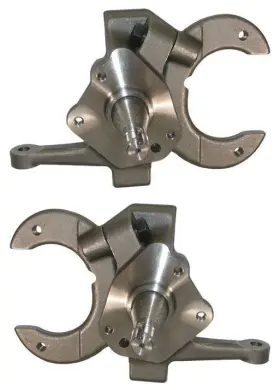 Ds7478-cb Scorpion Mustang Ii Drop Spindles Forged Steel With Caliper Brackets 2 Inch 1974-78