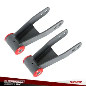 Ie1123707es Shzaitor 4 Inch Rear Drop Kit Shackles Hangers For Chevy Silverado Gmc 1500 Truck 88-98 #3