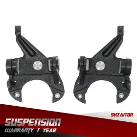 Ie1387386es Shzaitor 2.5 Inch Front Drop Spindles Lowering Kit With 1.25 Rotor For Chevy C10 1973-1987 2wd #2