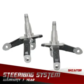Ie1387737es Shzaitor Forged Steel 2 Inch Drop Spindles For Ford Pinto 1973-1980 Mustang Ii 1974-1978