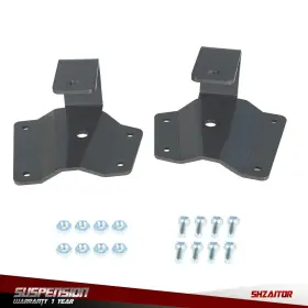 Ie701259es Shzaitor 2pc Lowering Kit Rear Axle Drop Hanger For Gmc 1500 Pickup Truck 1999-2006