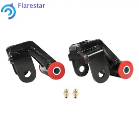Fs1441450sr Silscvtt 2 Inch Drop Lowering Shackles Level For 2003-2013 Dodge Ram 2500 3500 2wd 4wd 5.7l