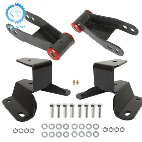 Su903379ku Skyup2018 4 Inch Drop Kit Leveling Lowering Shackles Hangers For 1973-1996 Ford F150 And F100