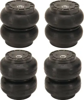 Ss-abss6-hf38 Slam Specialties Airmaxxx Ss-6 Bags For Air Ride Suspension With Brass Fittings And 3/8 Inch Hose #3