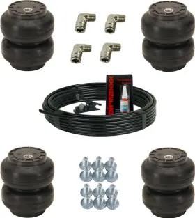 Ss-abss6-hf38 Slam Specialties Airmaxxx Ss-6 Bags For Air Ride Suspension With Brass Fittings And 3/8 Inch Hose