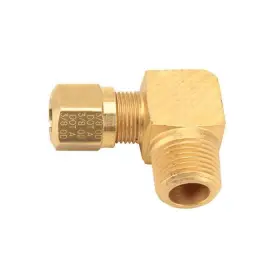 6175009 Speedway Motors Air Suspension Tubing Male Connector Fitting 90 Degree