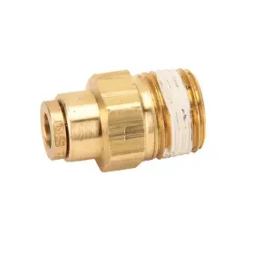 6175013 Speedway Motors Air Suspension Push-in Tubing Connector Fitting 1/4 Tube To 3/8 In Npt