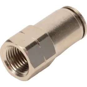 6175025 Speedway Motors Air Suspension Tubing Straight Connector Fitting 1/4 - 1/8 Npt