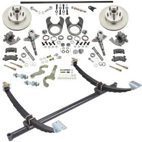 9103544-4 Speedway Motors 44 In Gasser Spindle/brake Kit 5 On 4-3/4 Gm Bolt Pattern Fits Ford Axle