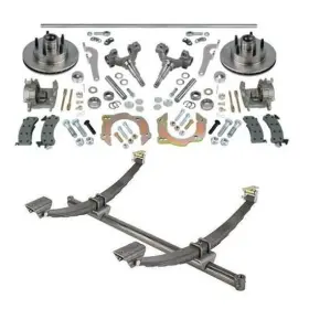 9103946-4 Speedway Motors 46 In Gasser Fits Chevy Axle/spindle/brake Kit 5on4-1/2 Ford/fits Mopar