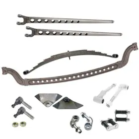 91602080 Speedway Motors Straight Axle Front Suspension Kit Drilled I-beam