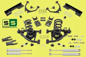 Dk-ca8898-4-7-v8-sh-n Spindle-source 4 Inch / 7 Control Arm Drop Kit For 88 - 98 Chevy Gmc C1500 V8 With Shocks Notch