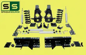 Ss1600dr0076 Spindle-source 5 Inch /7 Spindles V6 Coil Flip Shkle Notch Shock Drop Kit Fits 02-08 Dodge Ram 1500