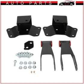 Sa180896s01a Sport-autoparts For 1988-1998 Chevy Gmc 1500 C15 K15 Truck 4 Inch Drop Kit Shackles Hangers Rear Us