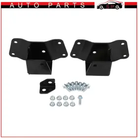 Sa180897s01a Sport-autoparts For 1988-1998 Chevy C1500 K1500 Sierra 2 Inch Rear Axle Drop Hangers Lowering Kit