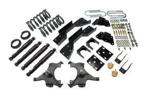 Se2dr4555nd Street Edge Chevrolet Tahoe 2dr 2wd 1995-1999 4 Inch Front 5 Rear Lowering Drop Kit With Shocks #2