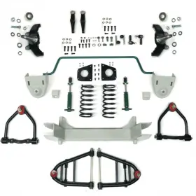 Zhs7a97d Suspension Pros Mustang Ii 2 Ifs Front End Kit For 28-47 Ford W Shocks Springs Swaybar