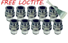 Fit103102022 Switch Suspension Push To Connect Fitting For 3/8 Inch Npt 1/2 Od Air Line 10 Pack With Free Loctite