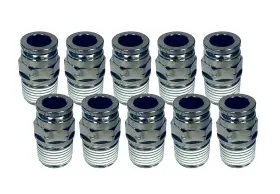 Fit103102023 Switch Suspension Push To Connect Tube Connector Fitting For 1/2 Inch Npt Od Air Line 10 Pack