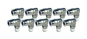 Fit109308021 Switch Suspension Push To Connect Tube Swivel Elbow Fitting For 1/4 Inch Npt 3/8 Air Line 10 Pack
