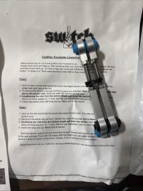 Gmsuv21lo Switch Suspension Cadillac Escalade With Air Lowering Links. Fits 2021 - 2025