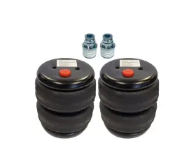 Swiairbag5238 Switch Suspension Air Spring 2400 Lb 3/8 Npt Universal Bag Pair With 1/4 Ptc