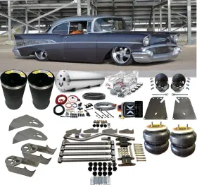 Swiamk-6c444 Switch Suspension 1955-1957 Belair Air With E-level Endo Tank Management Firestone Bags