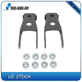 Th180887e01 The-one-fp Rear 2 Inch -3 Drop Shackles Lowering Kit For 07-18 Chevrolet Silverado Sierra 1500