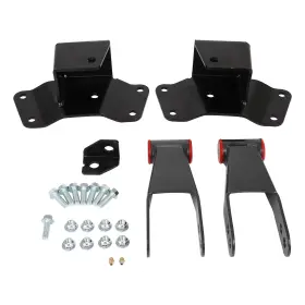 Th18089601e The-one-fp For 1988-1998 Chevy Gmc 1500 C15 K15 Truck Rear 4 Inch Drop Kit Shackles And Hangers