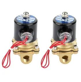 Th829116e The-one-fp 2pc For Train Horn Fast Air Ride Suspension Valve Brass Electric Solenoid