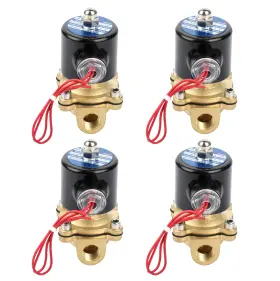 Th829117e The-one-fp 4x For Train Horn Fast Air Ride Suspension Valve Brass Electric Solenoid