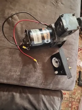 12-597-a Thomas 327cdc50/12-597-a Air Ride 12v Suspension Compressor With Gauge Switch Deflator