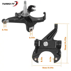 3023790 Tinvhy 2.5ftft Drop Lowering Spindles With 1.25 Inch Rotor Pair For Chevy C10 2wd 1973-1986 1987 #2 3023790 Tinvhy 2.5ftft Drop Lowering Spindles With 1.25 Inch Rotor Pair For Chevy C10 2wd 1973-1986 1987 #2