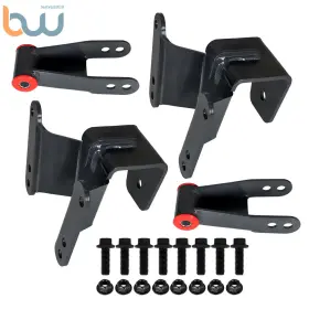 Bw795256th Tinvhy 4 Inch For Chevy Gmc C10 2wd 1973-1986/1987 Rear Drop Lowering Kit Hanger Shackle