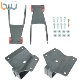 Bw806820th Tinvhy 4 Inch Drop Kit Rear Shackles And Hangers Fit For 1999-2004/2005/2006 Chevy Silverado