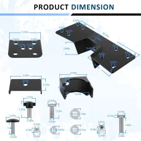 Tkqp1073 Tk-auto 6 Inch Rear C-notch Lowering Drop Flip Kit For Chevy Silverado Gmc Sierra 1999-2007 #2